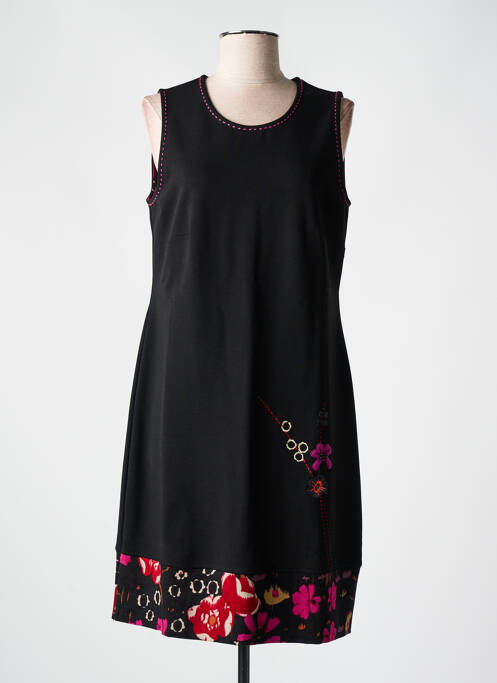 Robe mi-longue noir TELMAIL pour femme