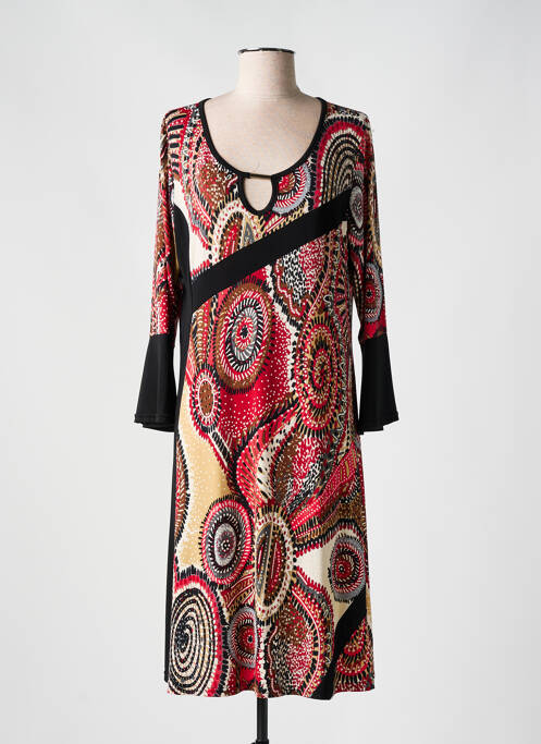 Robe mi-longue rouge DEOMINO pour femme