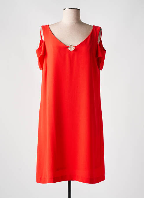 Robe mi-longue rouge REVER MILE femme