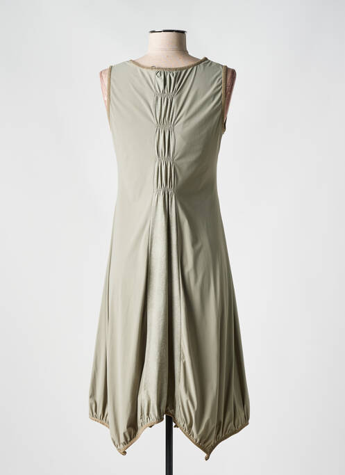 Robe mi-longue vert SUNLIGHT femme