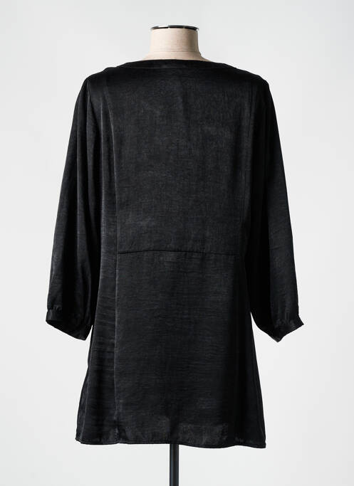 Tunique manches longues noir SEE YOU pour femme