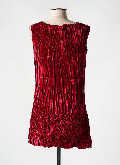 Tunique sans manche rouge FILENDZA pour femme