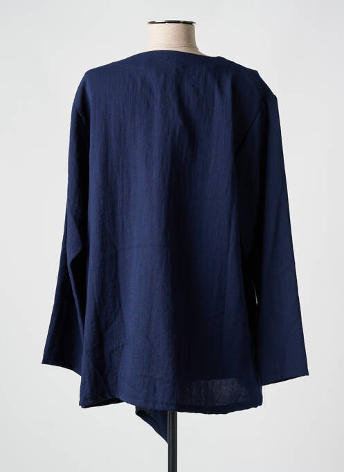 Veste casual bleu DEOMINO pour femme