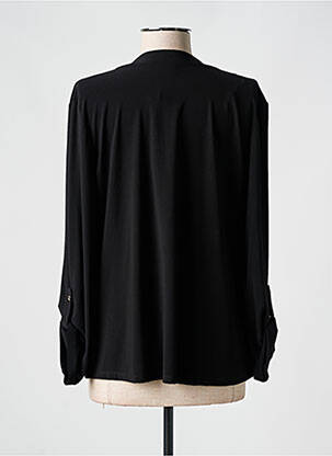Top stretch manches 3/4 noir FOSBY femme