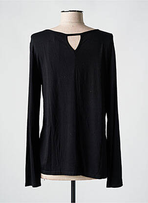 Top stretch manches longues noir KAYANE femme