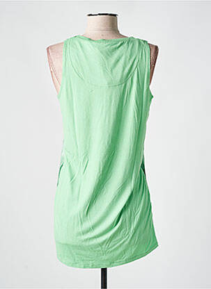 Débardeur stretch sans manche vert HAJO femme