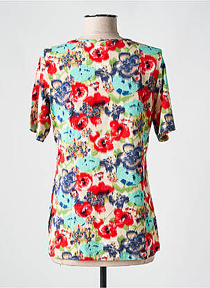 T-shirt stretch manches courtes rouge HAJO femme