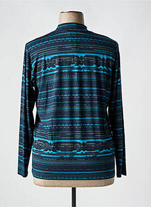 T-shirt manches longues manches longues bleu CLAUDE DE SAIVRE femme