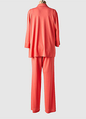 Ensemble pantalon col chemisier orange LUISA VIOLA femme