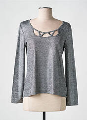 Top argent KAYANE pour femme seconde vue