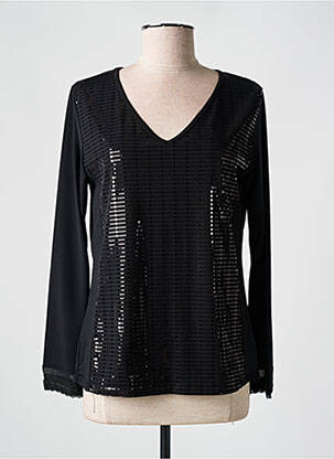 Top noir VANGO pour femme