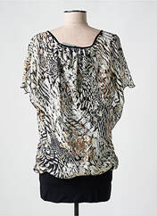 Tunique manches courtes noir ZANTE pour femme seconde vue