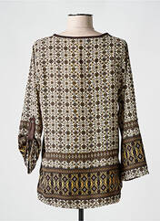 Tunique manches longues marron HALOGENE pour femme seconde vue