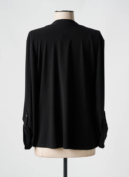 Top stretch manches 3/4 noir FOSBY femme