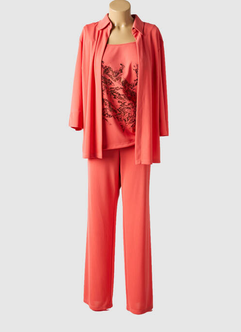 Ensemble pantalon poches orange LUISA VIOLA femme