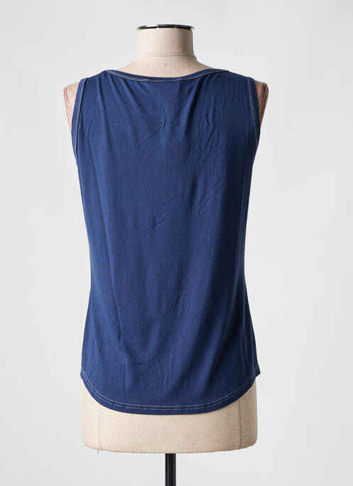 Débardeur bleu CLAUDE DE SAIVRE pour femme