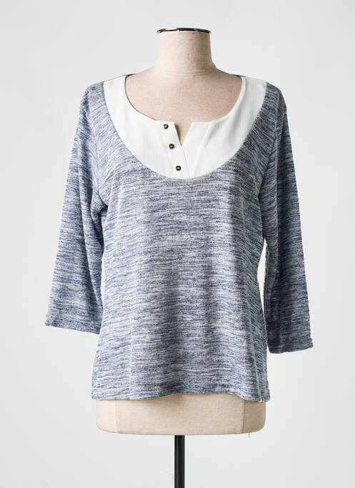 Pull bleu HALOGENE pour femme