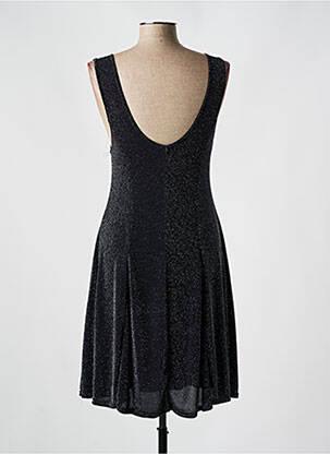 Robe mi-longue sans manche sans manche noir ALMA MATER femme
