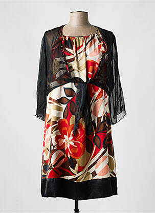 Ensemble robe tissage crêpe noir ALAIN MURATI femme