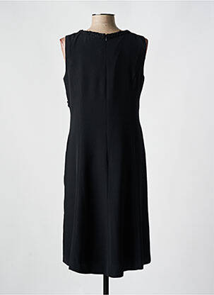 Robe mi-longue sans manche sans manche noir PARISIENNES femme