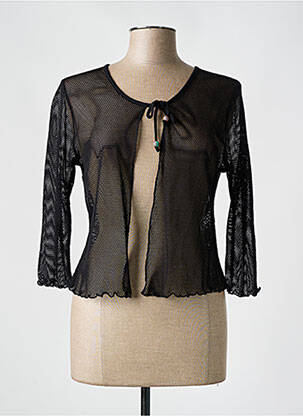 Boléro légère et transparente noir TELMAIL femme