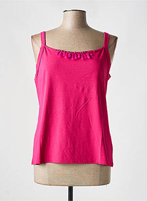 Top tissage jersey manches 3/4 rose TELMAIL femme