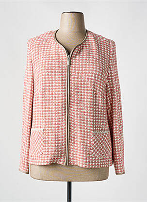 Veste chic col v rouge BARBARA LEBEK femme