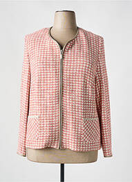Veste chic col v rouge BARBARA LEBEK femme