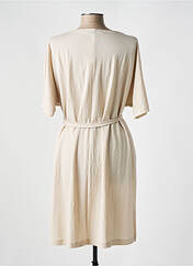 Robe mi-longue beige FRANCK ANNA pour femme seconde vue