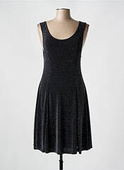 Robe mi-longue noir ALMA MATER pour femme seconde vue