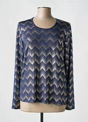 Top bleu UN TEMPS POUR ELLE pour femme seconde vue