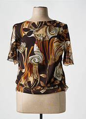 Top marron LYSA KARA pour femme seconde vue