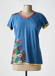T-shirt bleu S.QUISE pour femme seconde vue