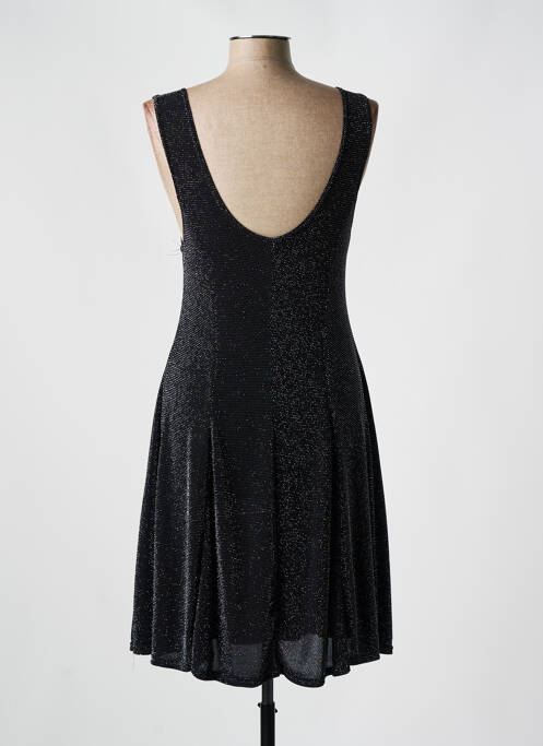 Robe mi-longue sans manche sans manche noir ALMA MATER femme