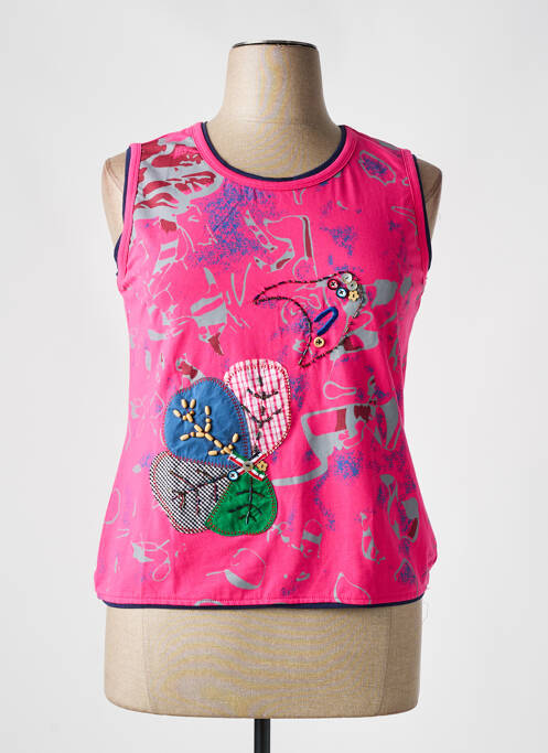 Débardeur rose S.QUISE pour femme