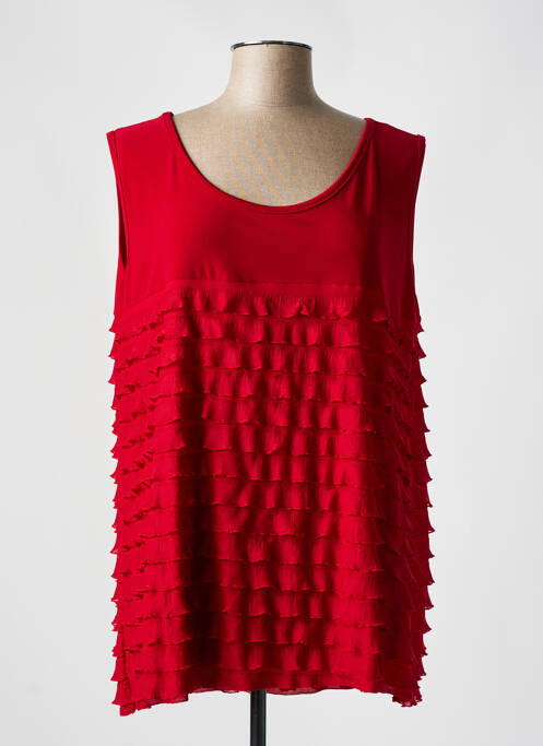 Débardeur rouge DEOMINO pour femme