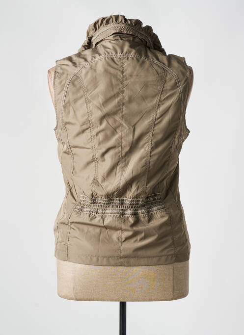 Gilet sans manche marron HAJO pour femme