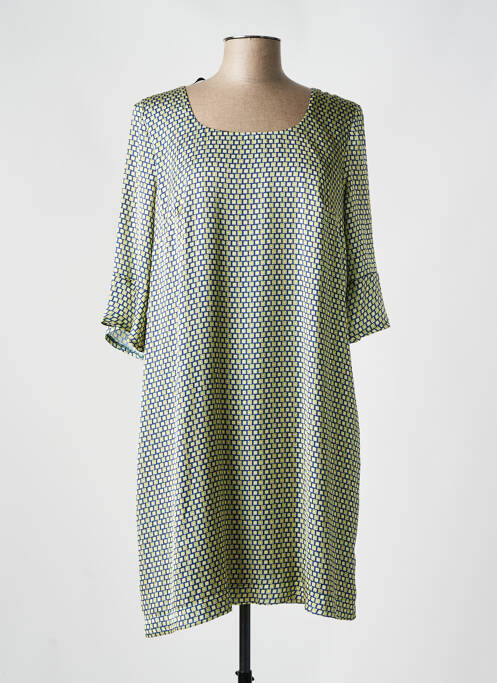 Robe mi-longue jaune REVER MILE pour femme