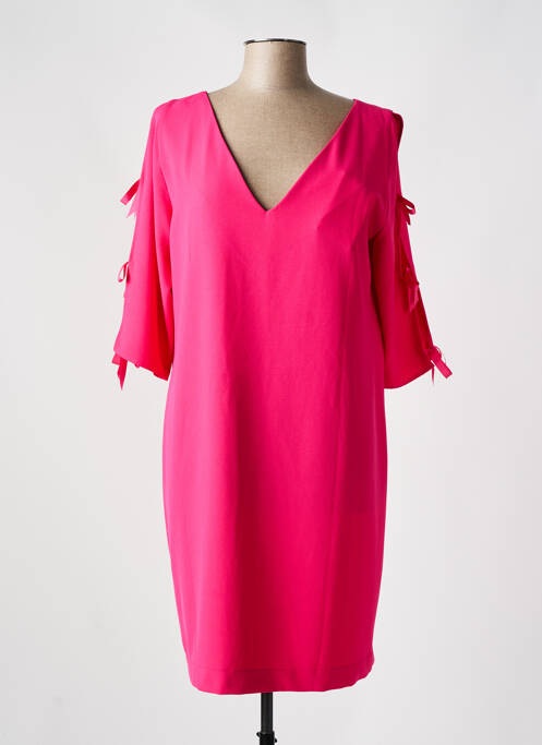 Robe mi-longue rose REVER MILE pour femme