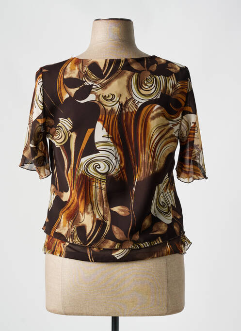 Top marron LYSA KARA pour femme