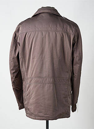 Parka finition intérieure doublure satiné sans capuche marron NEW SPORTSWEAR homme