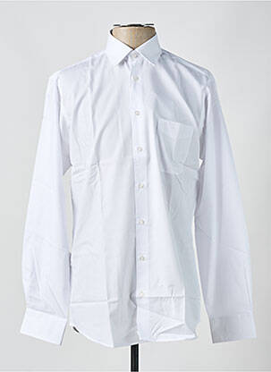 Chemise manches longues manches longues blanc CHATEL homme