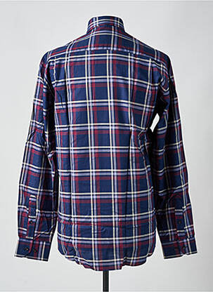Chemise manches longues manches longues bleu CHATEL homme