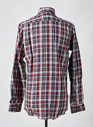 Chemise manches longues poches rouge CHATEL homme