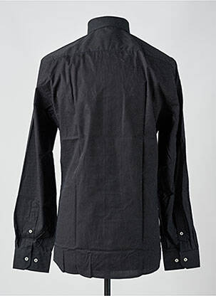 Chemise manches courtes coupe cintrée noir CHATEL homme