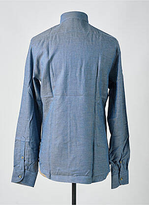 Chemise manches longues manches longues bleu BLUSALINA homme