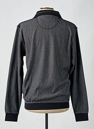Sweat-shirt stretch manches longues gris HAJO homme