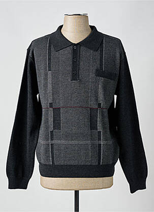 Pull resserrée sur le bas manches longues noir I.ODENA femme