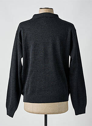 Pull resserrée sur le bas manches longues noir I.ODENA femme