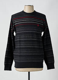 Pull stretch manches longues noir BERAC homme
